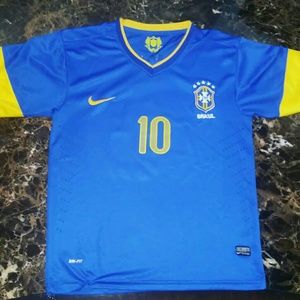 Vintage Ronaldinho Brazil Nike soccer jersey